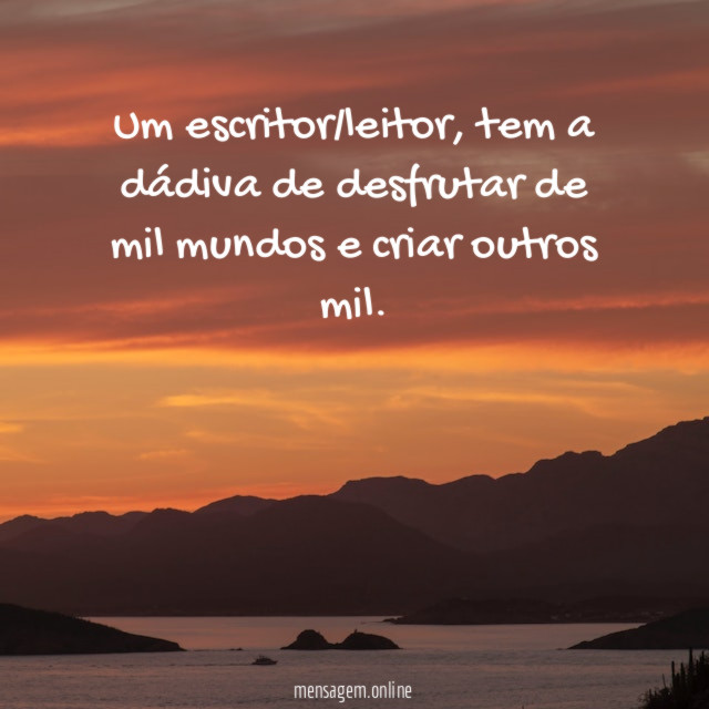 Um escritor/leitor