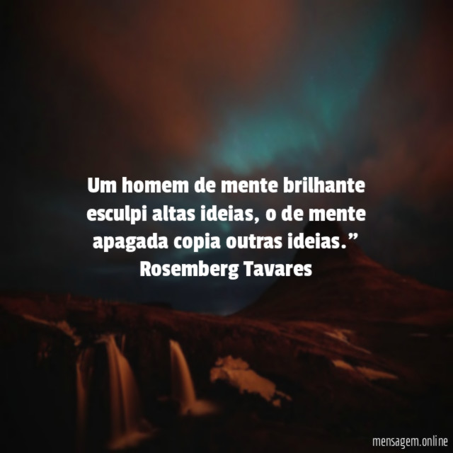 Um homem de mente brilhante esculpi altas ideias