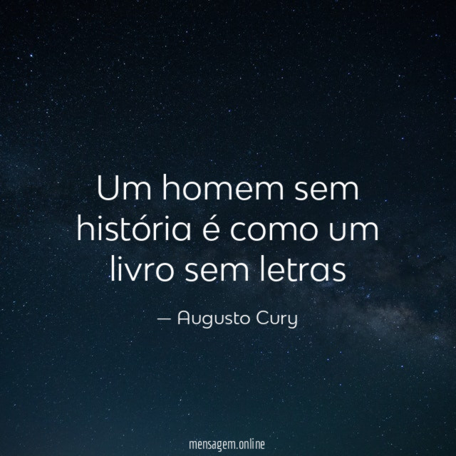 Um homem sem história é como um livro sem letras