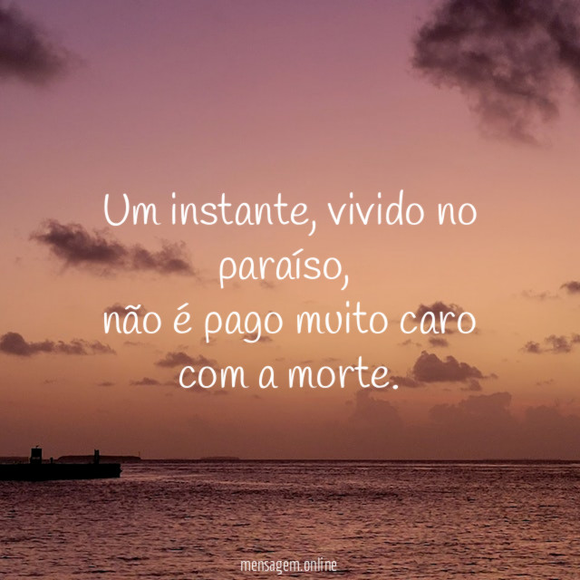 Um instante