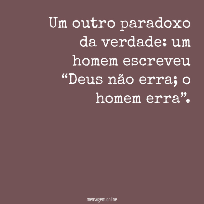Um outro paradoxo da verdade