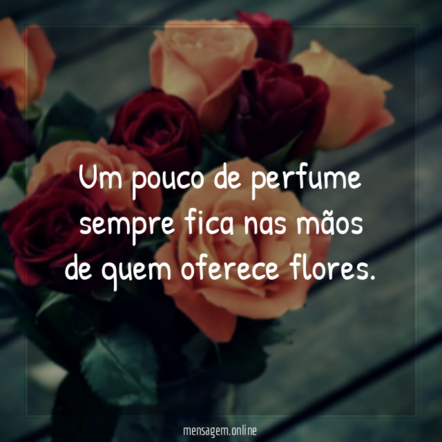 Um pouco de perfume sempre fica nas mãos