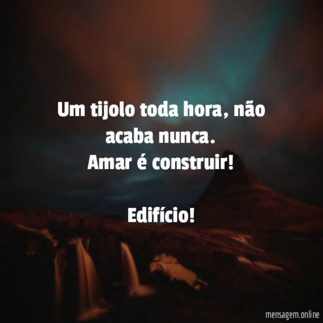 Um tijolo toda hora