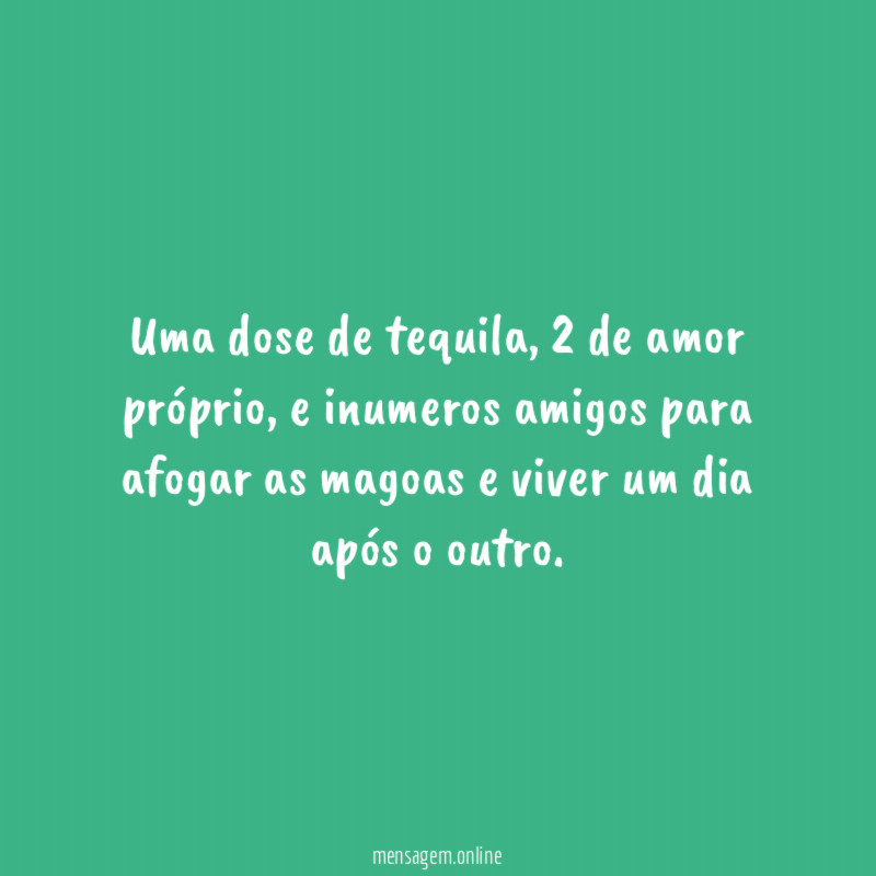 Uma dose de tequila