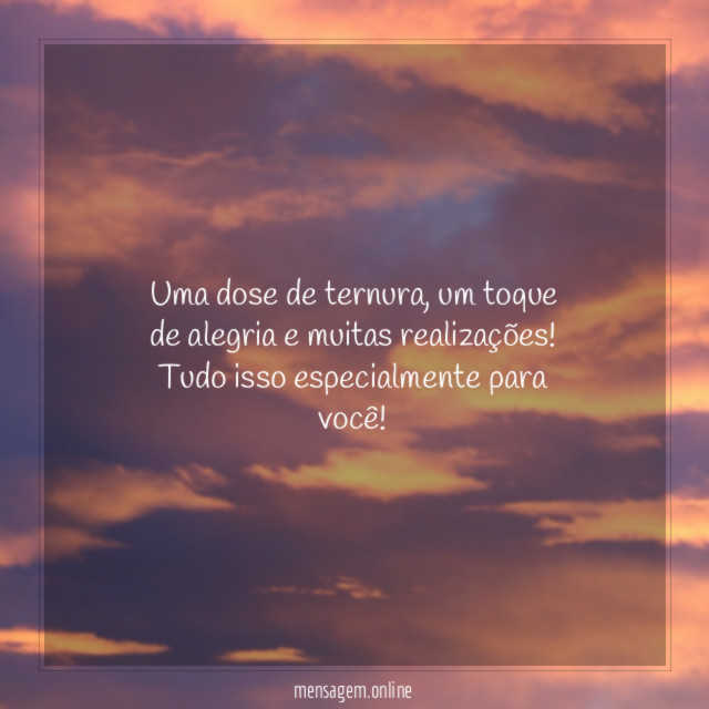 uma dose de ternura