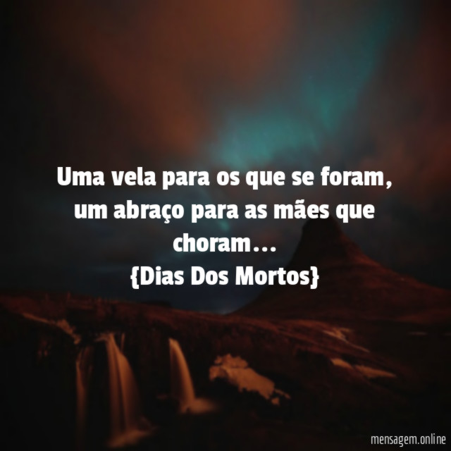 Uma vela para os que se foram
