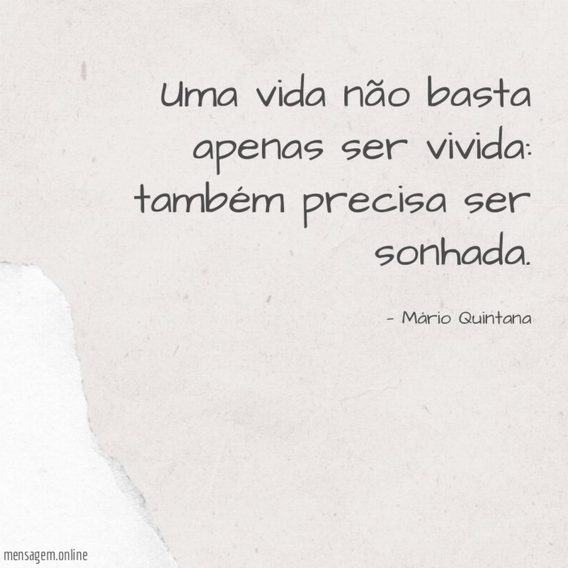 Uma vida não basta