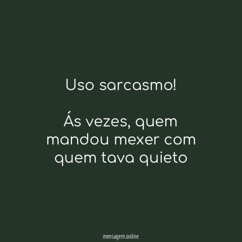 uso sarcasmo