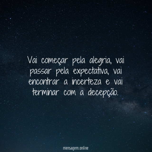 Vai começar pela alegria