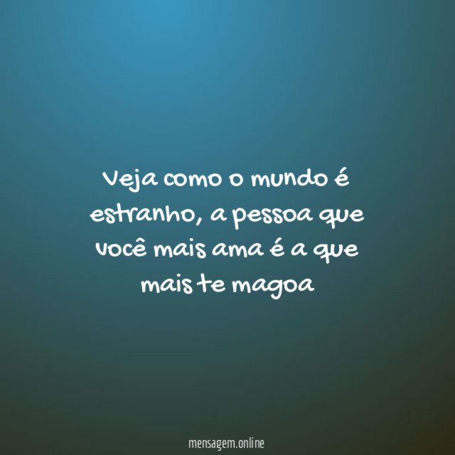 Veja como o mundo é estranho