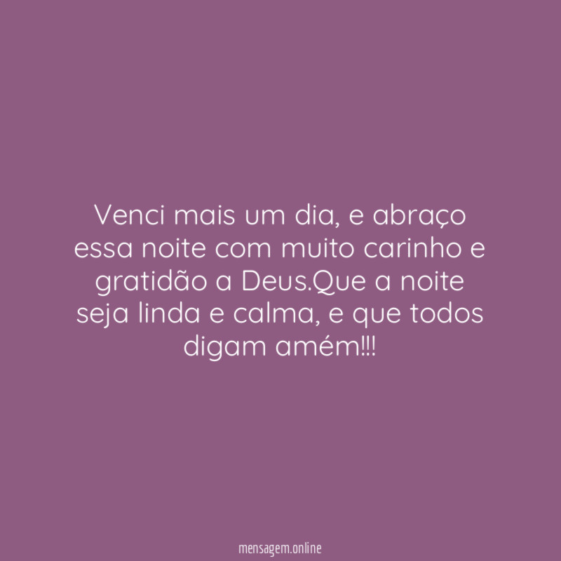 Venci mais um dia