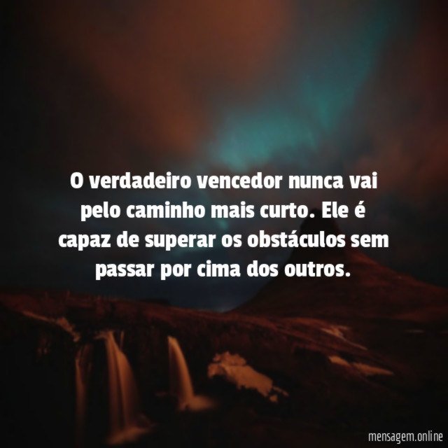 Verdadeiro vencedor