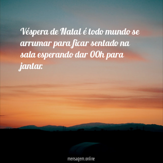Véspera de Natal é todo mundo se arrumar