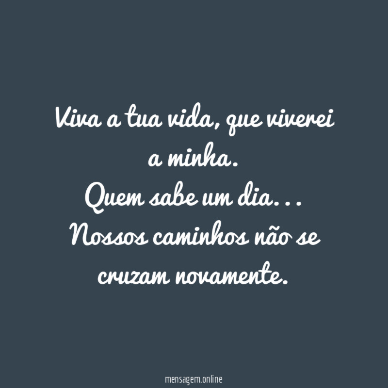 Viva a tua vida