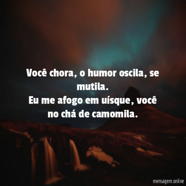 Você chora