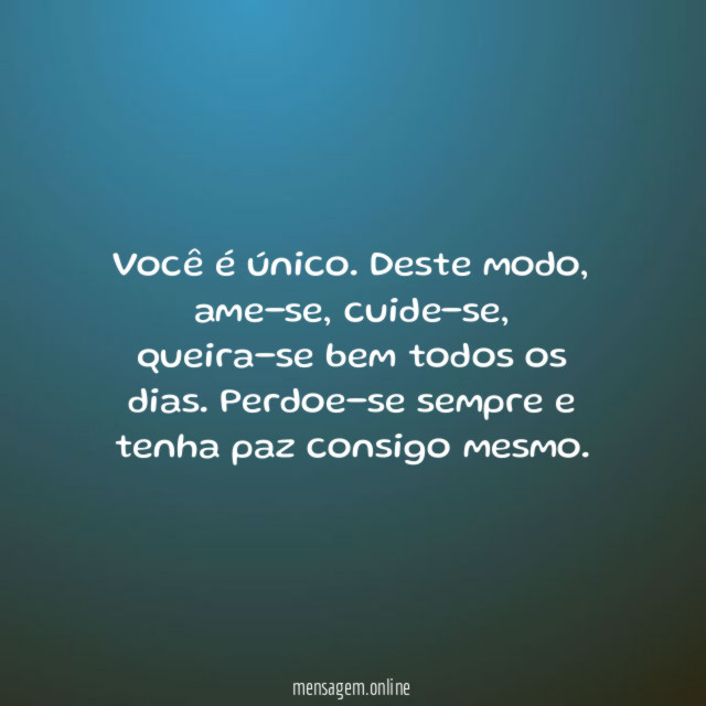 Você é único
