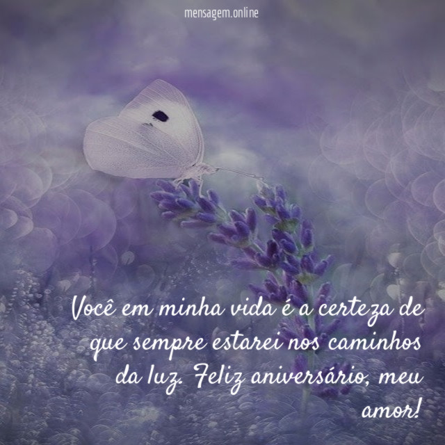 Você em minha vida é a certeza de
