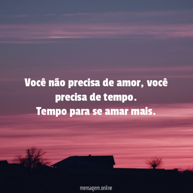 Você não precisa de amor