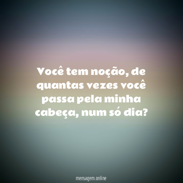 Você tem noção
