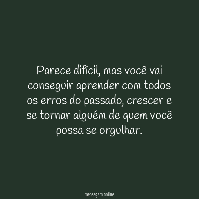 Você vai conseguir