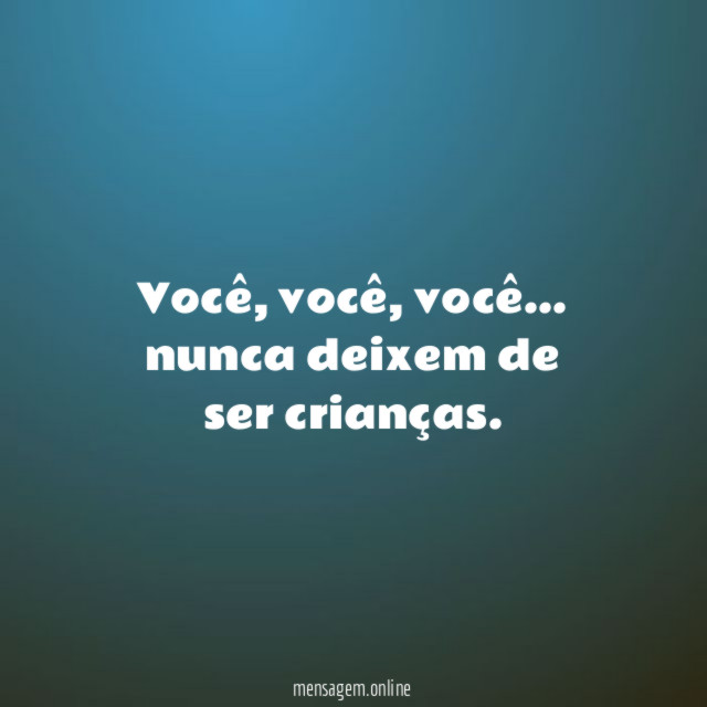Você