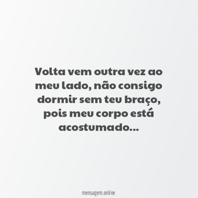 Volta vem outra vez ao meu lado