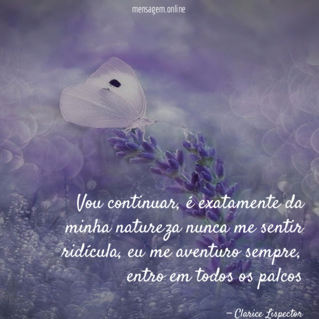 Vou continuar