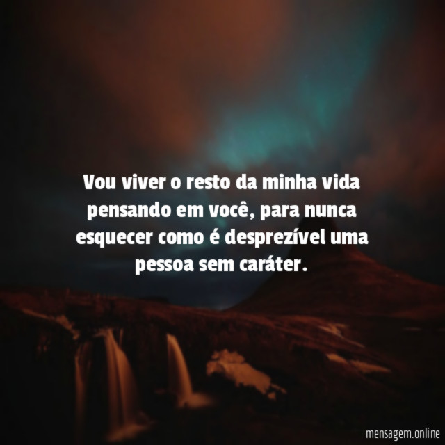 Vou viver o resto da minha vida pensando em você