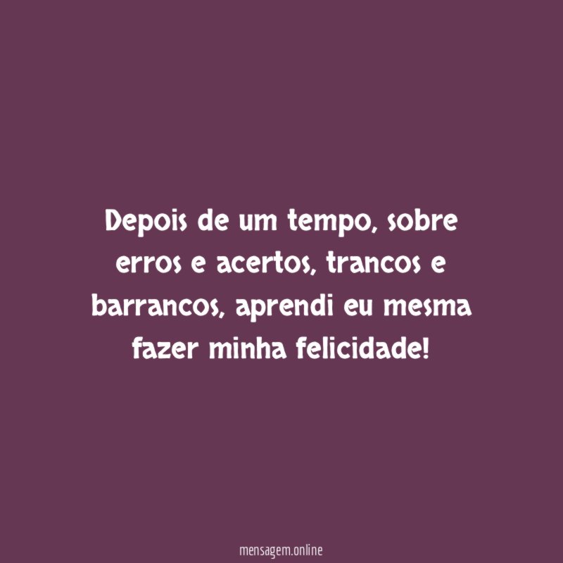 Depois de um tempo