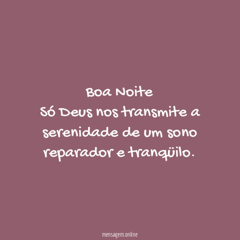 Boa Noite
