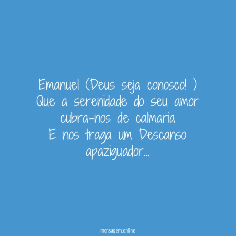 Emanuel (Deus seja conosco