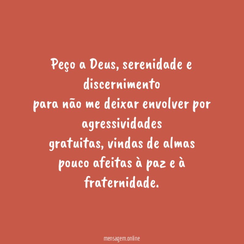 Peço a Deus