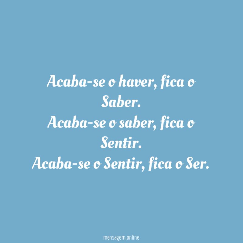 Acaba-se o haver