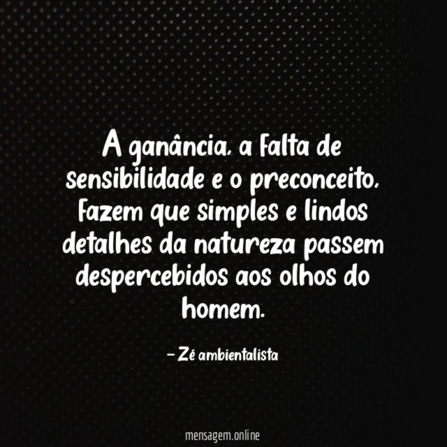 A ganância