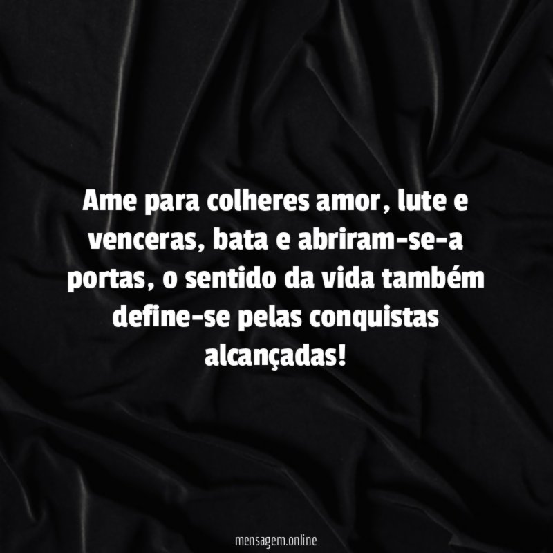 Ame para colheres amor