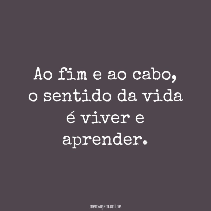 Ao fim e ao cabo