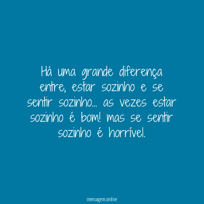 Há uma grande diferença entre