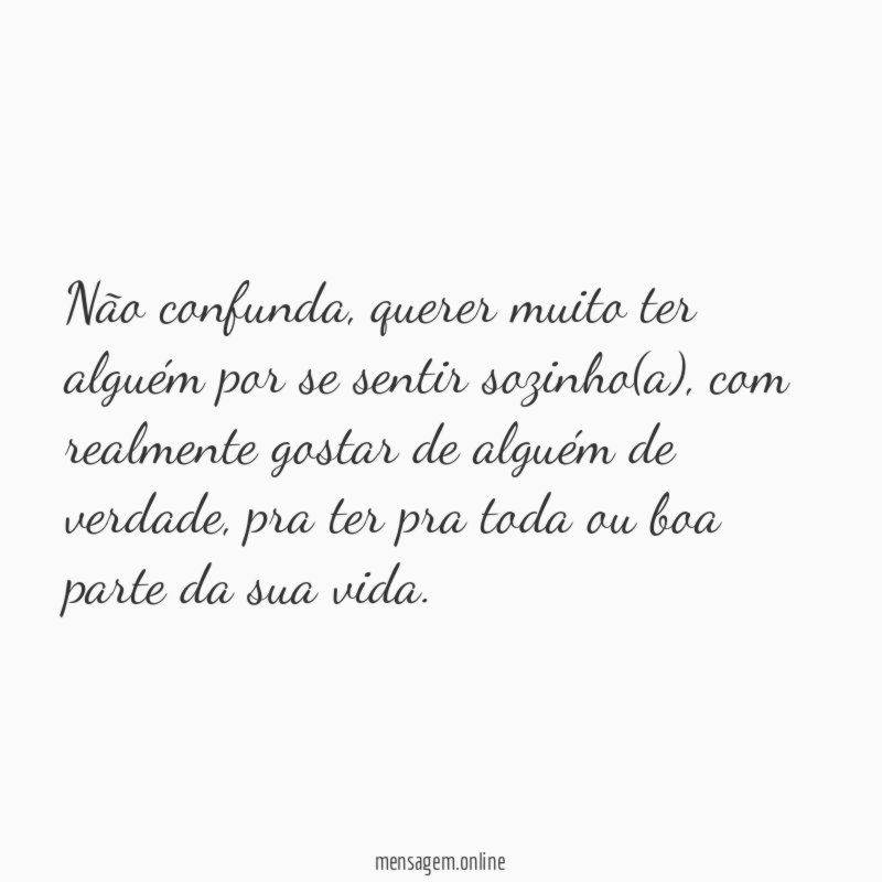 Não confunda