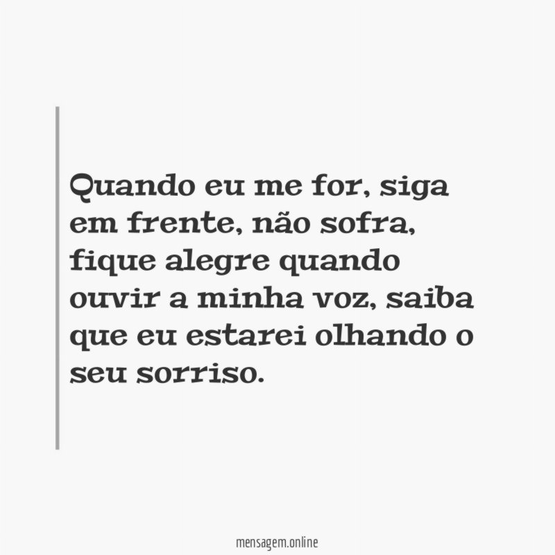 Quando eu me for