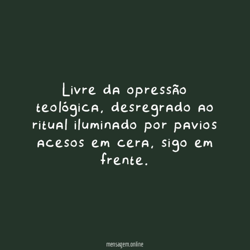 Livre da opressão teológica