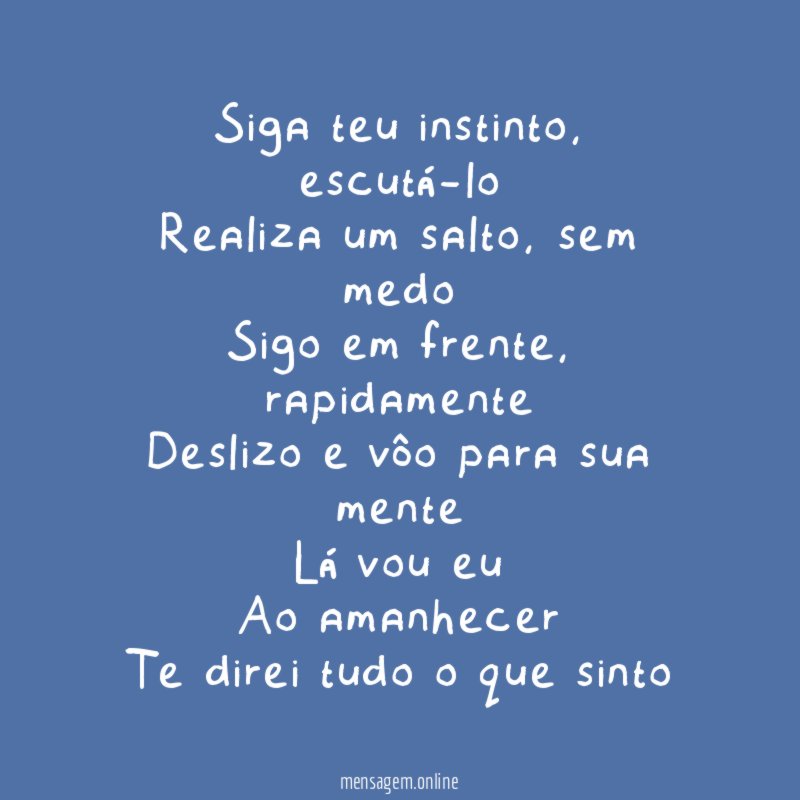 Siga teu instinto