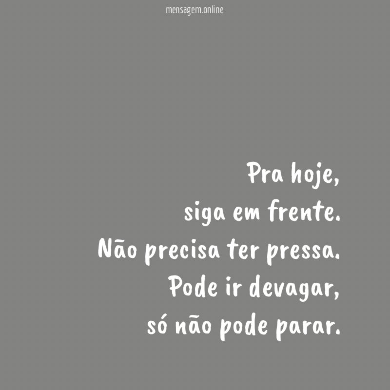 Pra hoje