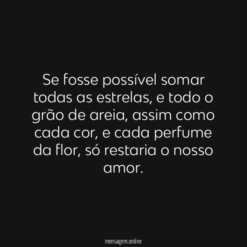 Se fosse possível somar todas as estrelas