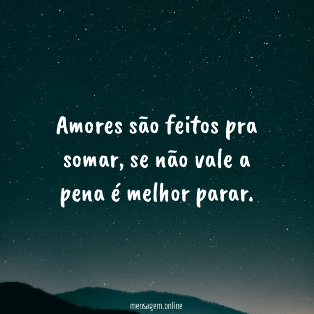 Amores são feitos pra somar
