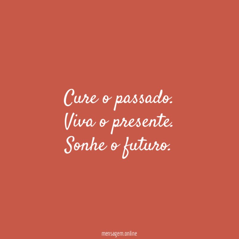 Cure o passado