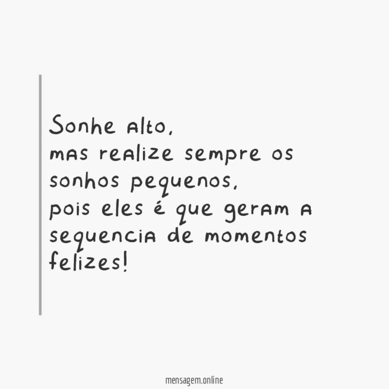 Sonhe alto