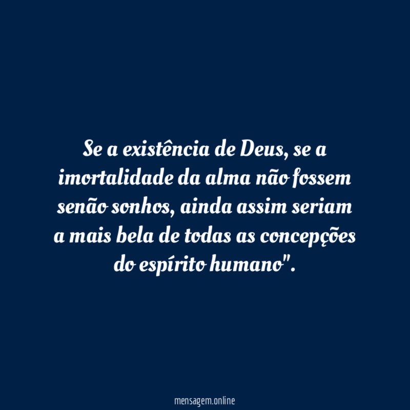 Se a existência de Deus