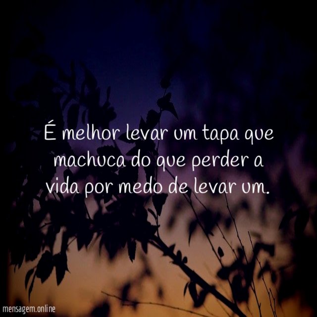 É melhor levar um tapa que machuca do