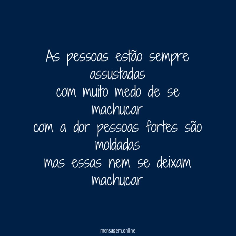 As pessoas estão sempre assustadas com muito medo de