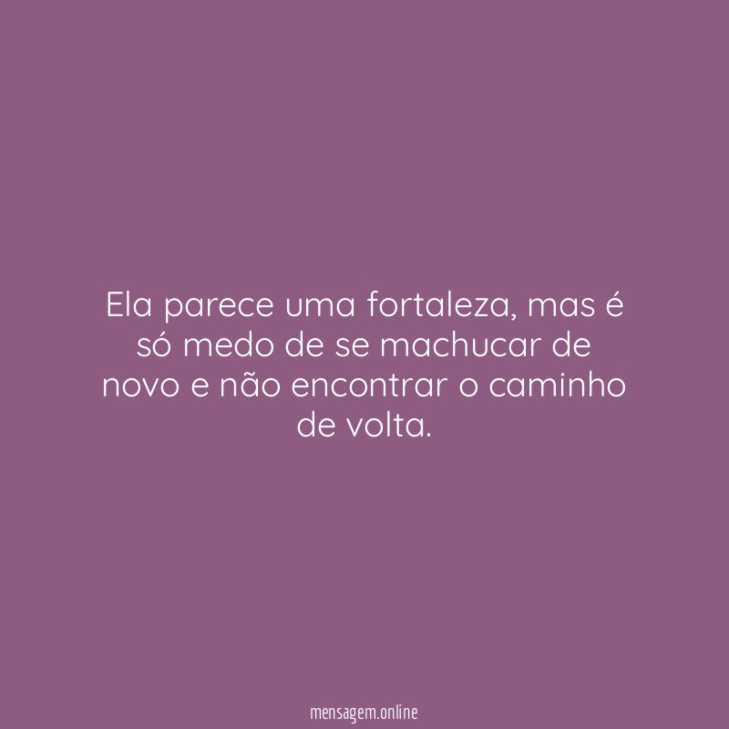 Ela parece uma fortaleza